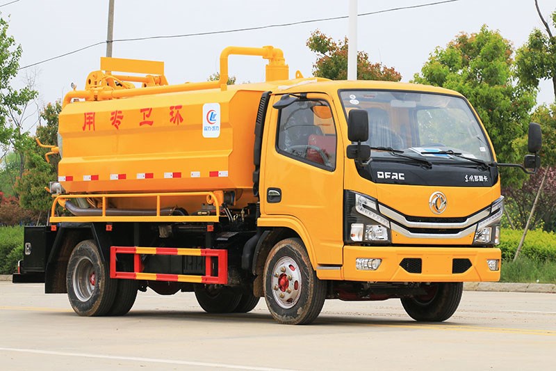 國六東風小多利卡 5方 清洗吸污車