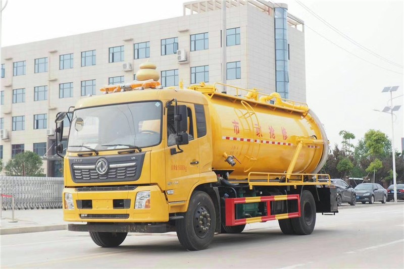 國(guó)六東風(fēng)天錦一體式14方 清洗吸污車(chē)