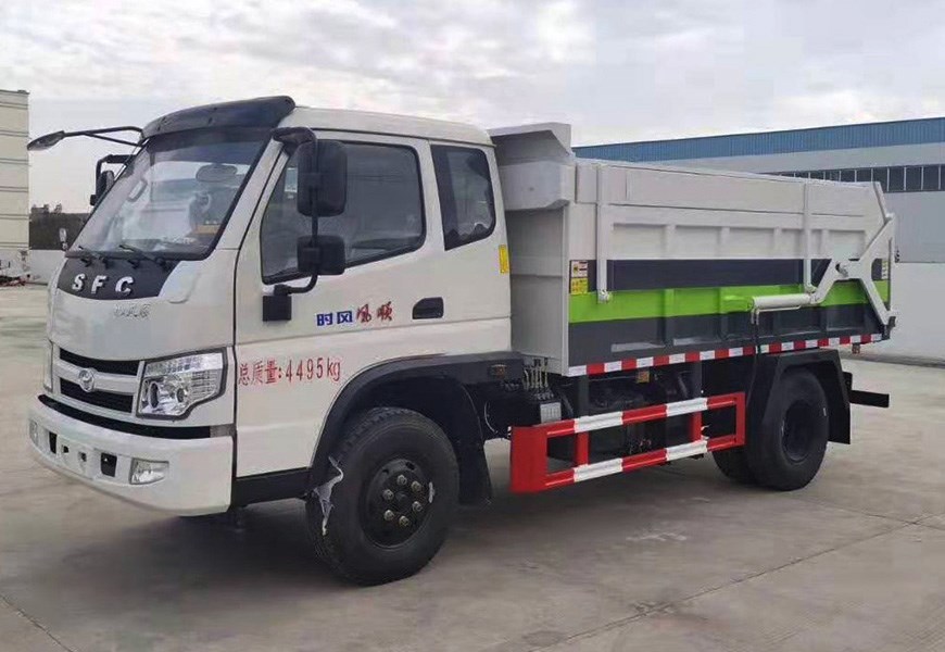 時(shí)風(fēng)壓縮對(duì)接自卸垃圾車(國(guó)六)