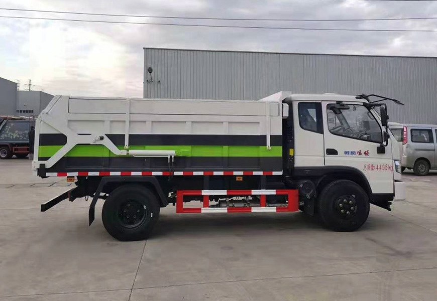 時(shí)風(fēng)壓縮對(duì)接自卸垃圾車(國(guó)六)